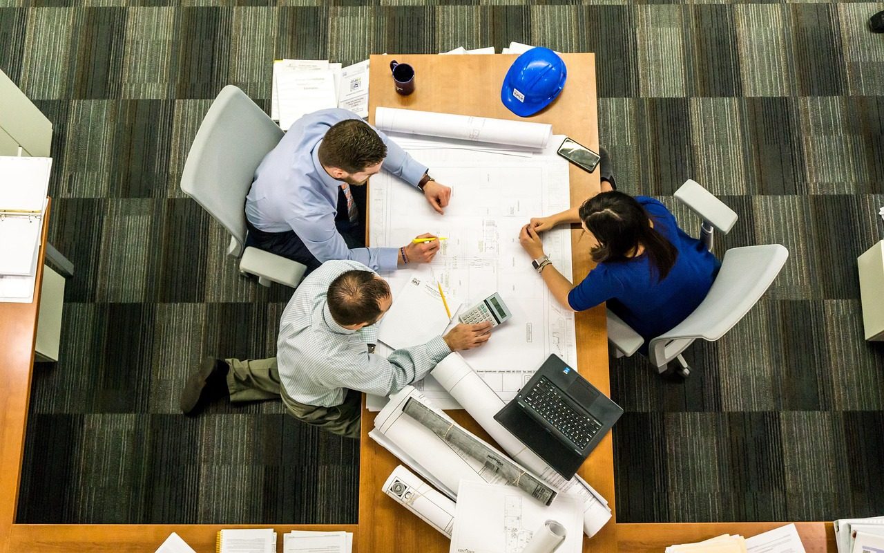 Professional team collaboration on environmental testing strategies